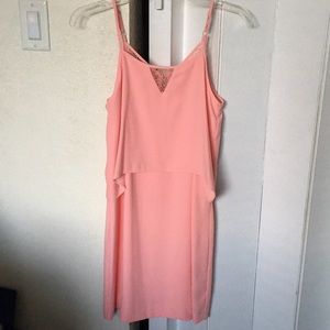 Peach dress
